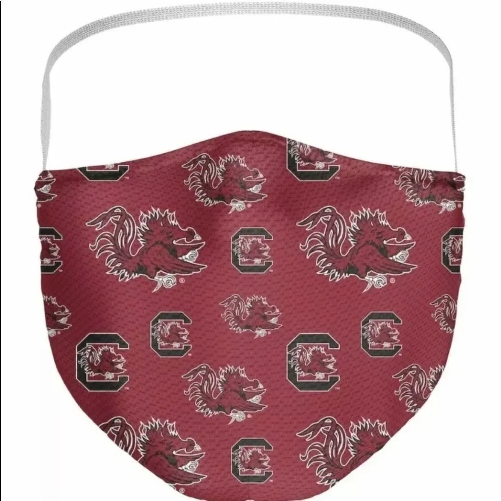 New in Package SOUTH CAROLINA GAMECOCKS NCAA Face Covering Mask Masks Set of 3